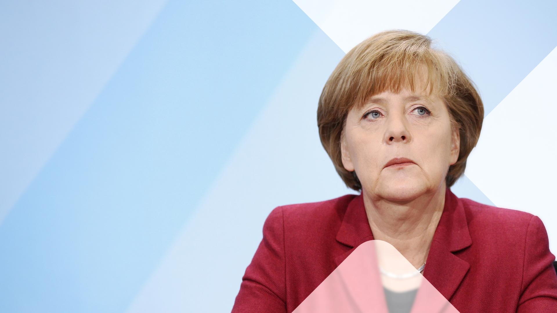 Angela Merkel im Porträt. 