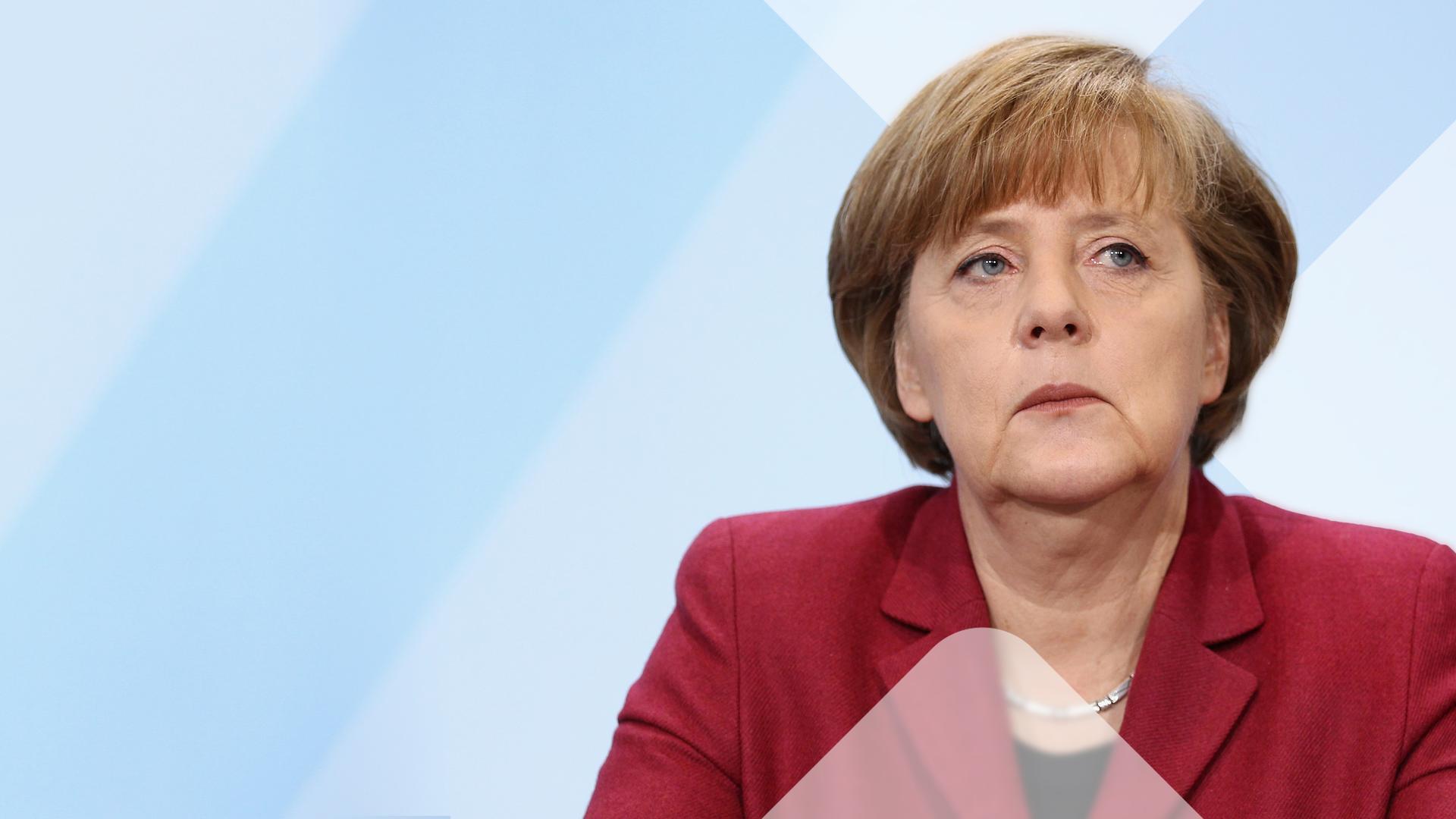 Angela Merkel im Porträt. 