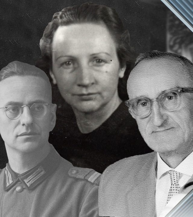 Schwarz-Weiß-Porträts von Helmut Kleinicke, Edith Hirschfeldt-Berlow, Leo Lindenberg und Arthur Ketzer