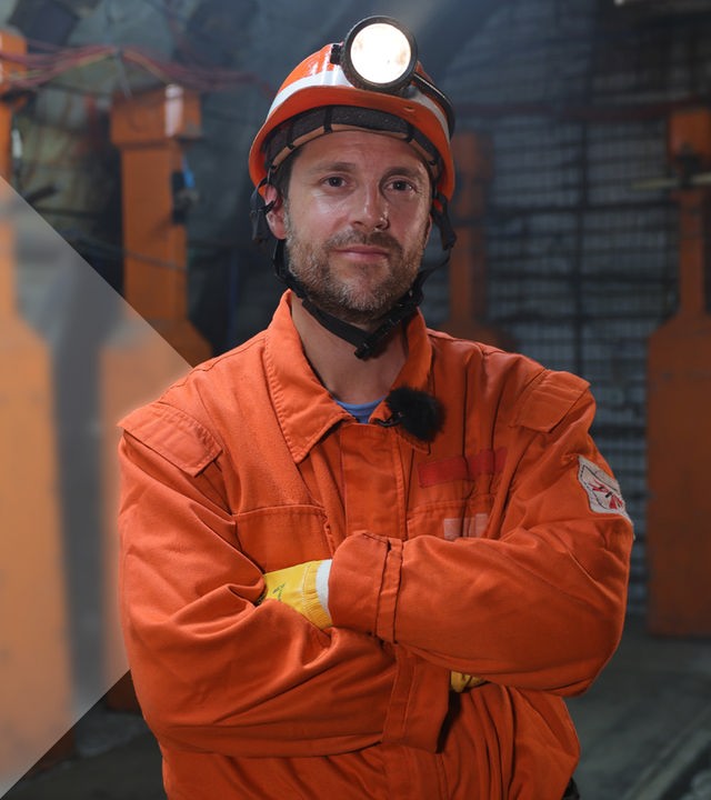 Mirko Drotschmann als Bergmann