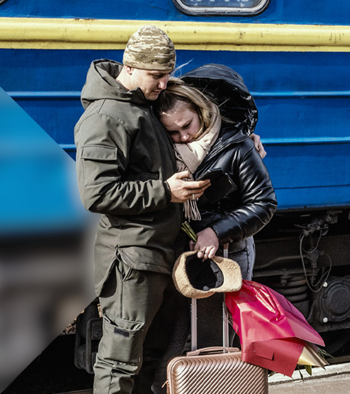 Ukrainisches Paar trennt sich wegen des Krieges 