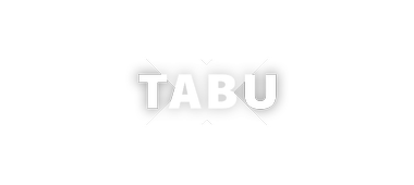 Tabu logo mittig