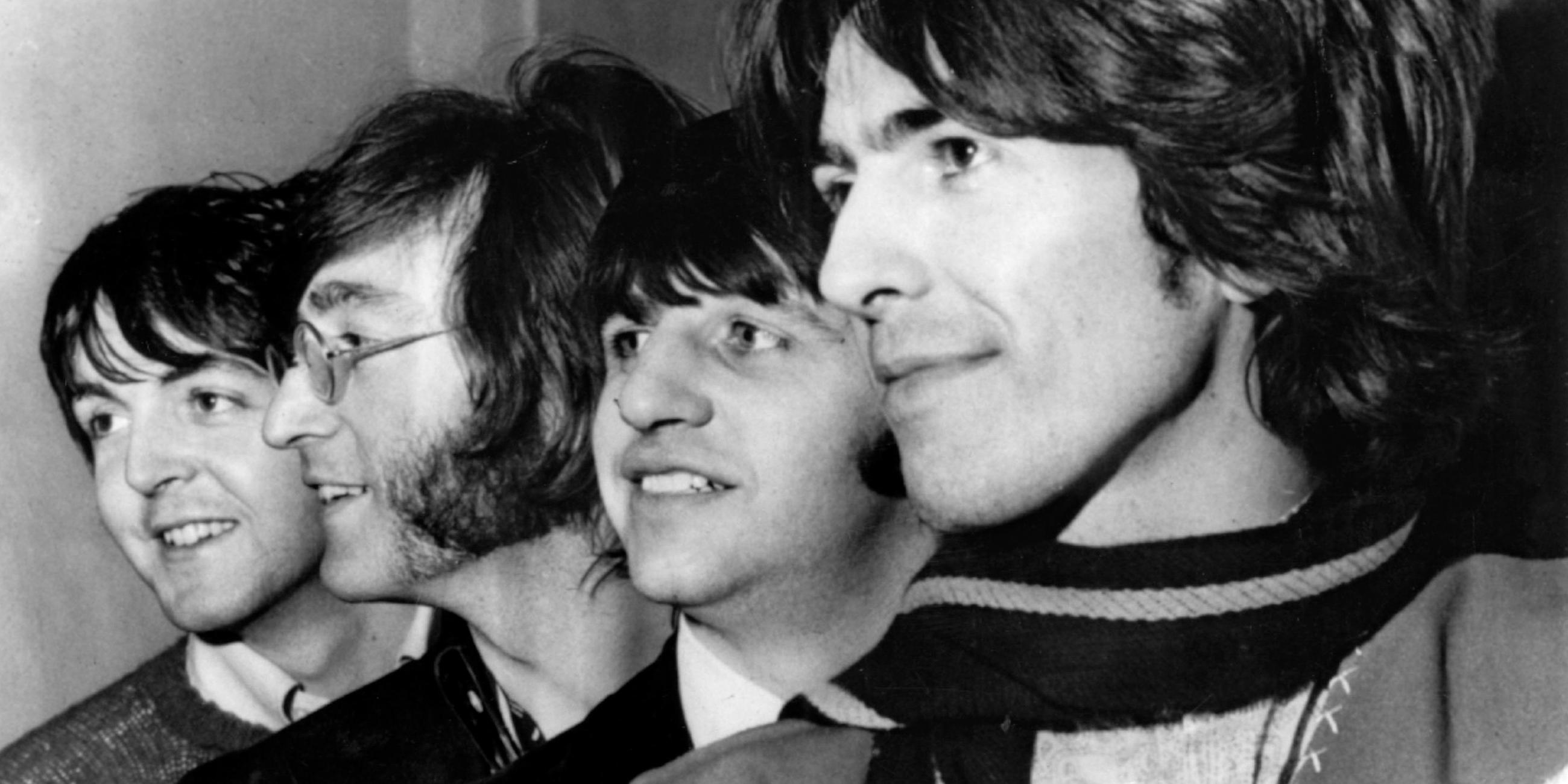 Paul McCartney (l-r), John Lennon, Ringo Starr und George Harrison von der britischen Band The Beatles (undatierte Aufnahme).