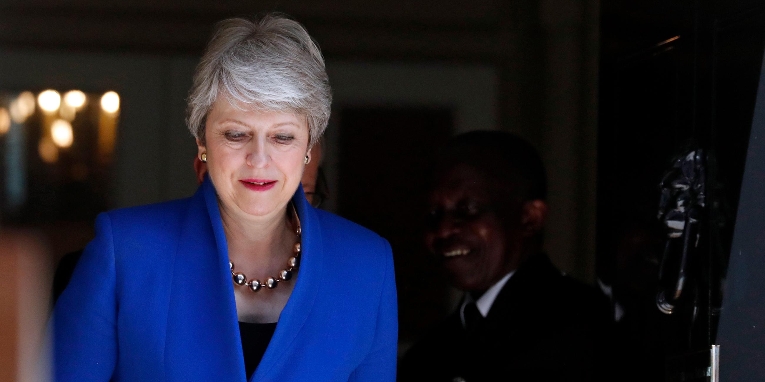 Theresa May am 24.07.2019 in London