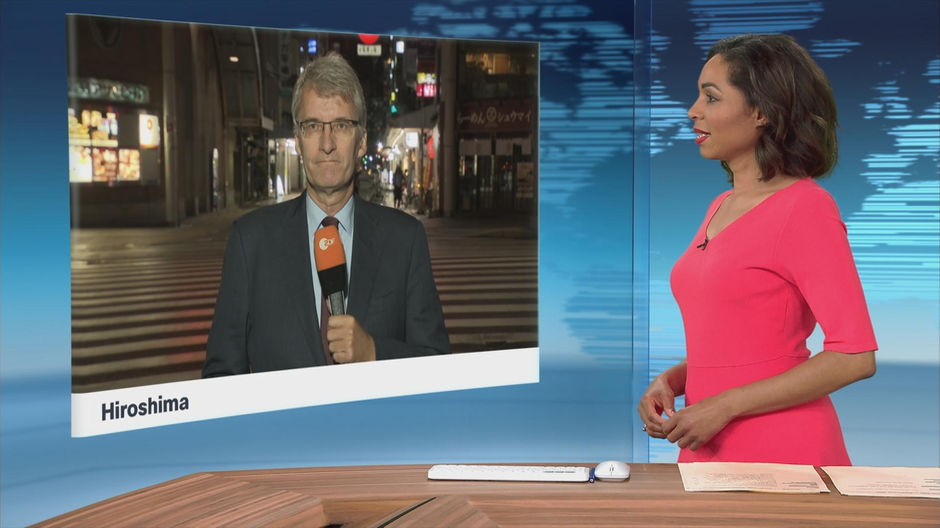 ZDF-Korrespondent Elmar Theveßen im Gespräch mit Jana Pareigis.