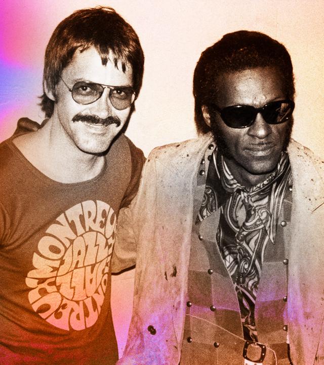 Claude Nobs und Chuck Berry 1972