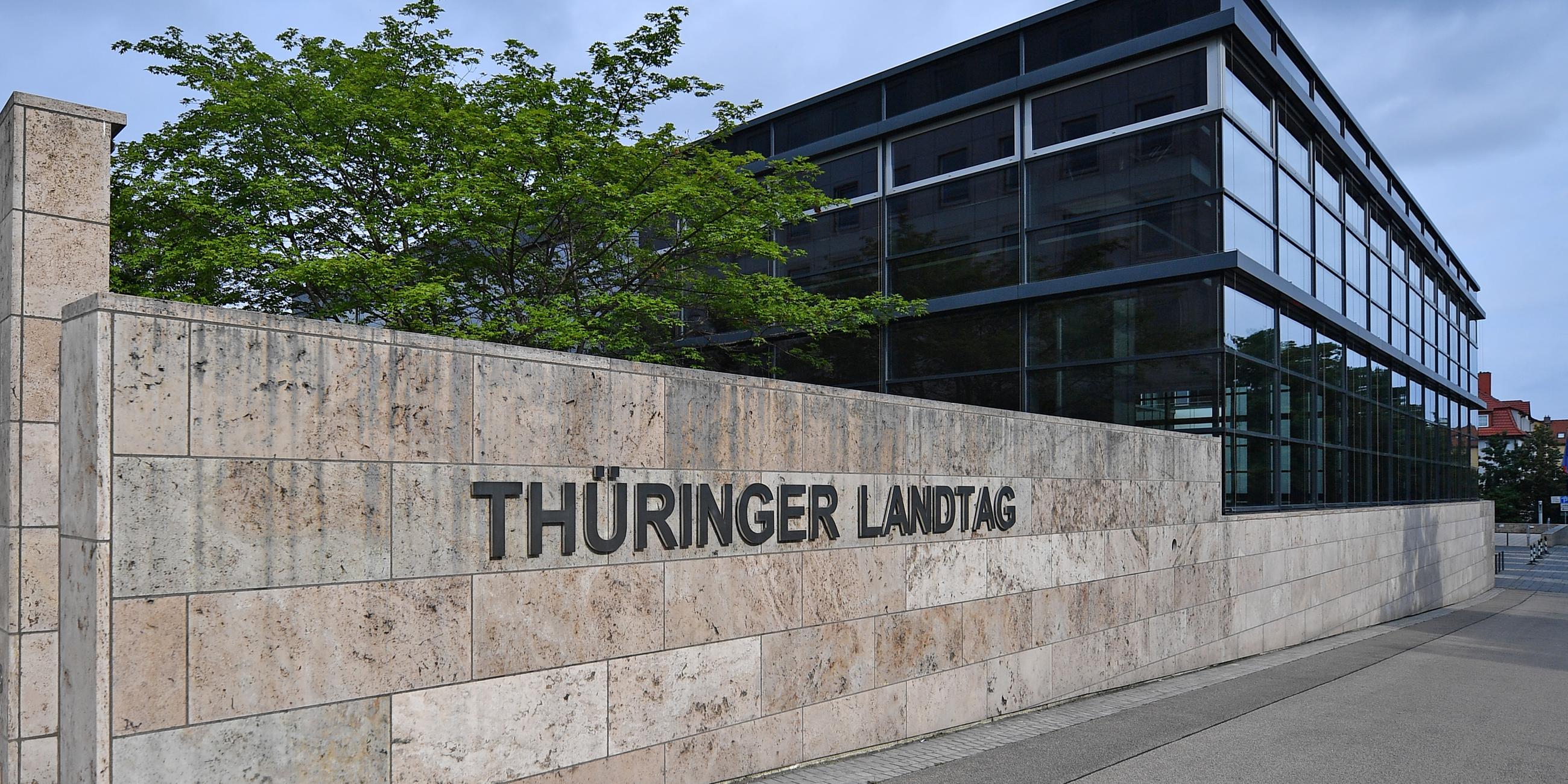Das Gebäude des Thüringer Landtags