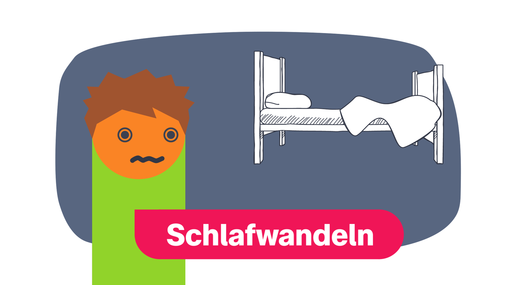 Grafik Schlafwandeln 