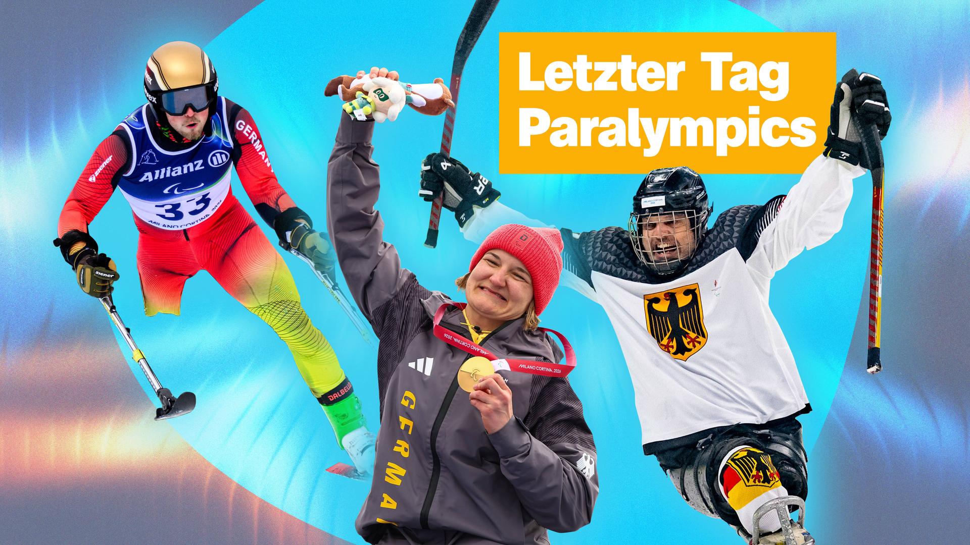 Verschiedene Paralympics-Teilnehmer 