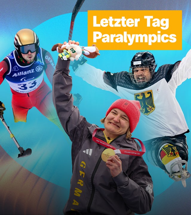 Verschiedene Paralympics-Teilnehmer 