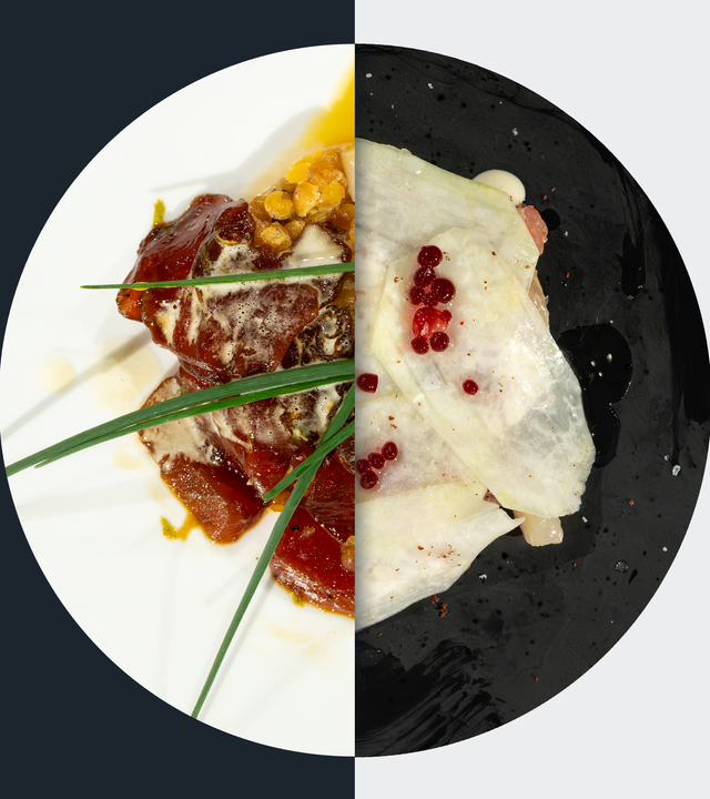 Thunfisch-Sashimi vs. Dorada cruda