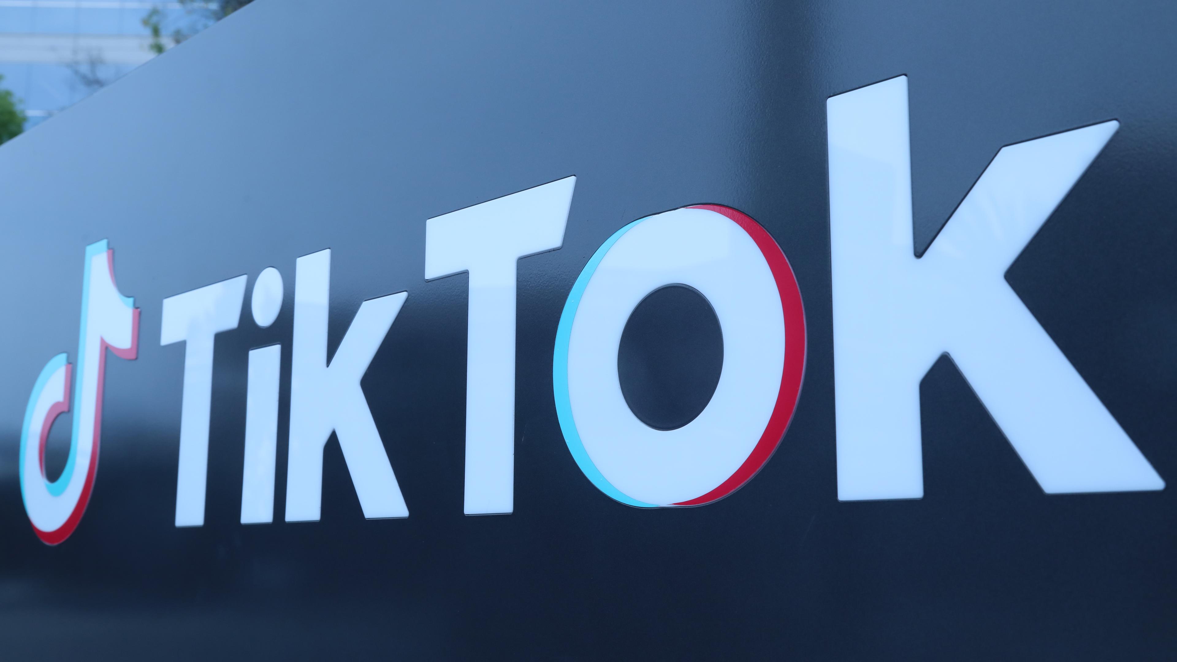 Das Logo des chinesischen Konzerns TikTok