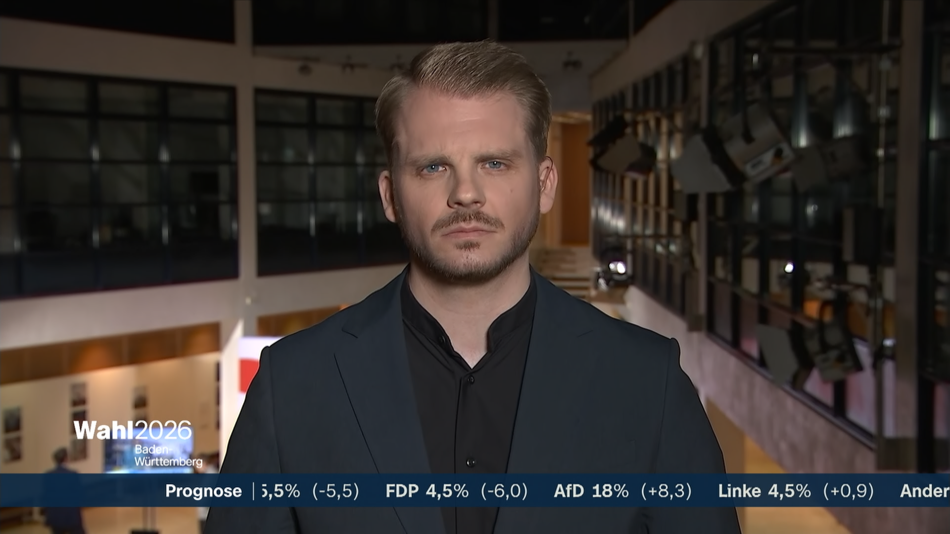 SPD-Generalsekretär Tim Klüssendorf mit einer Reaktion zur Landtagswahl in Baden-Württemberg.