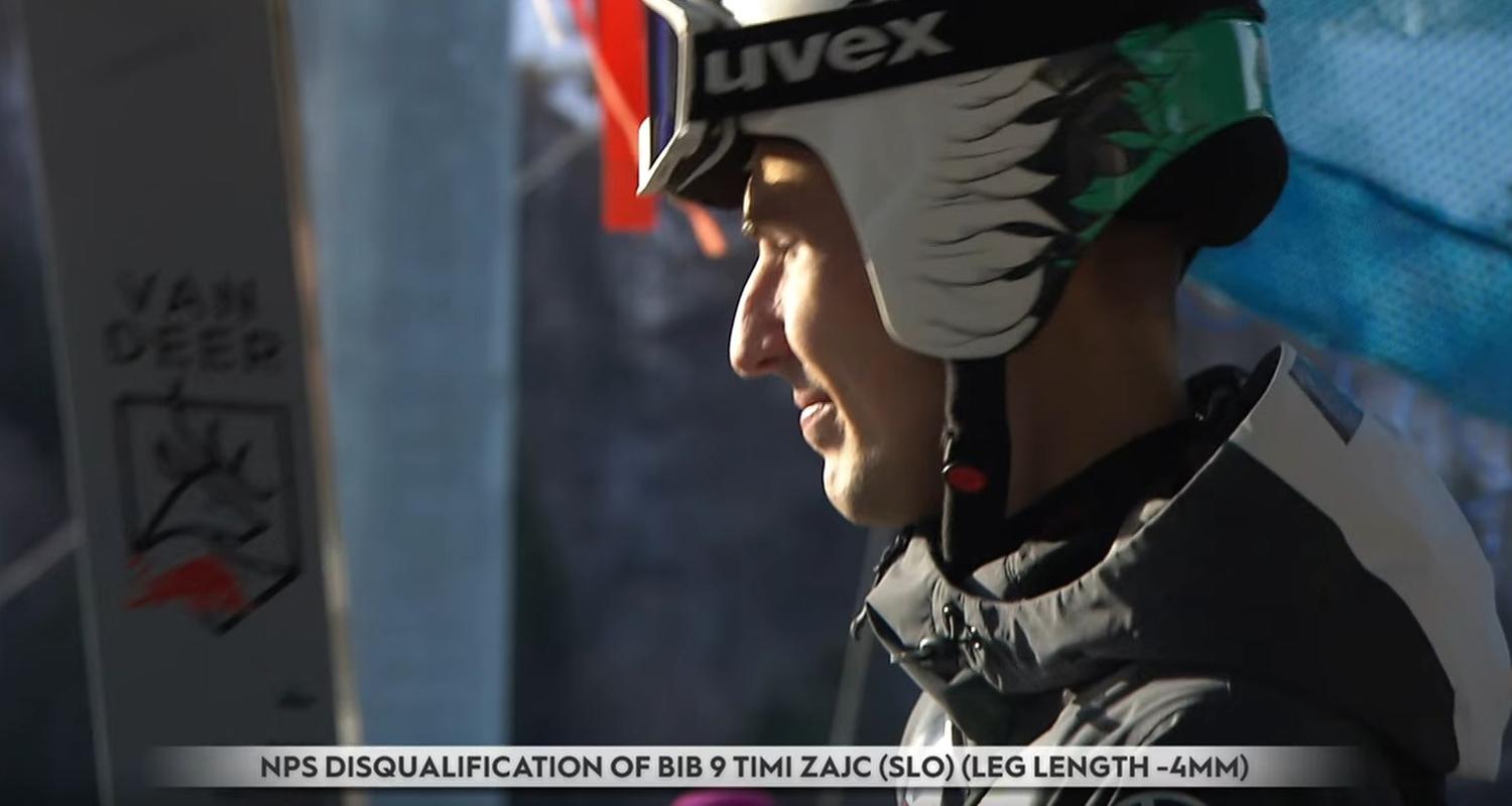 Skispringer Timi Zajc zum zweiten Mal disqualifiziert bei der Vierschanzentournee in Garmisch-Partenkirchen