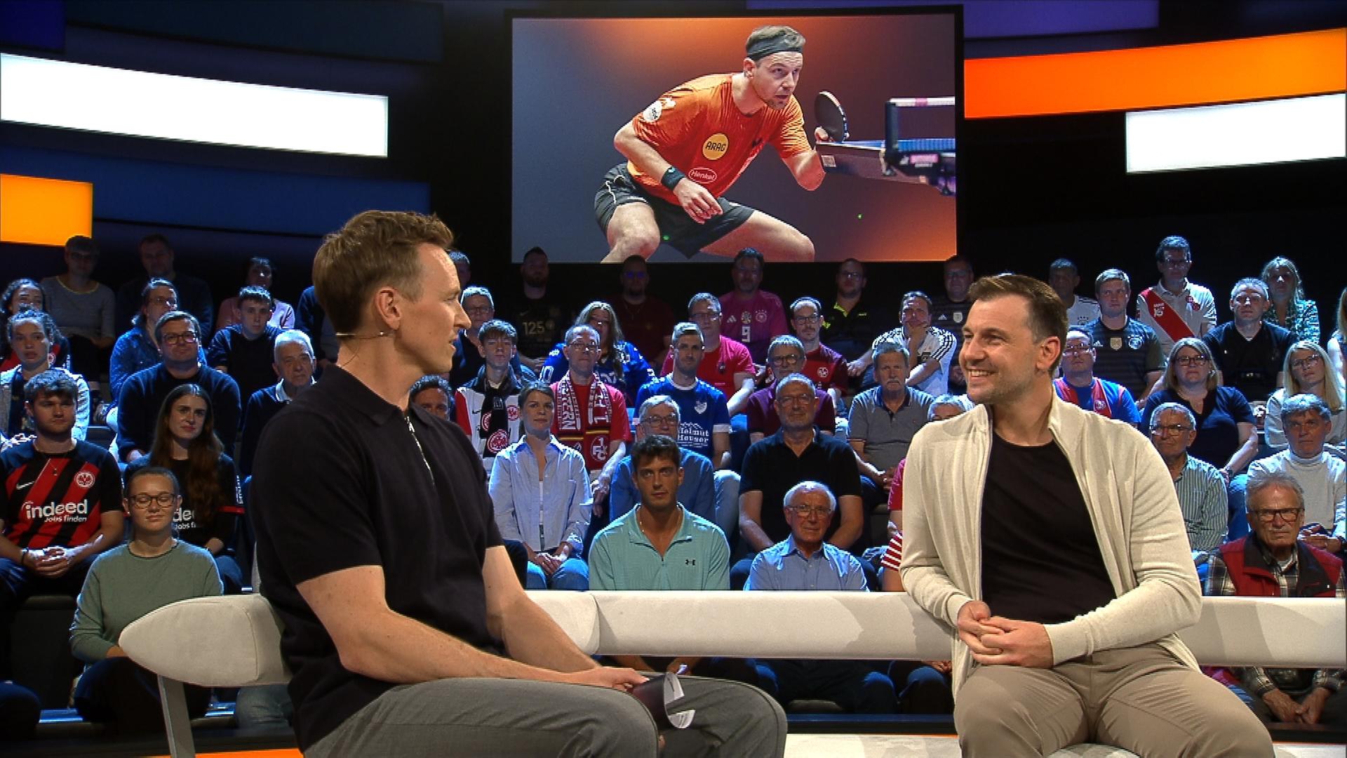 Timo Boll zu Gast im aktuellen Sportstudio am 07.06.2025.