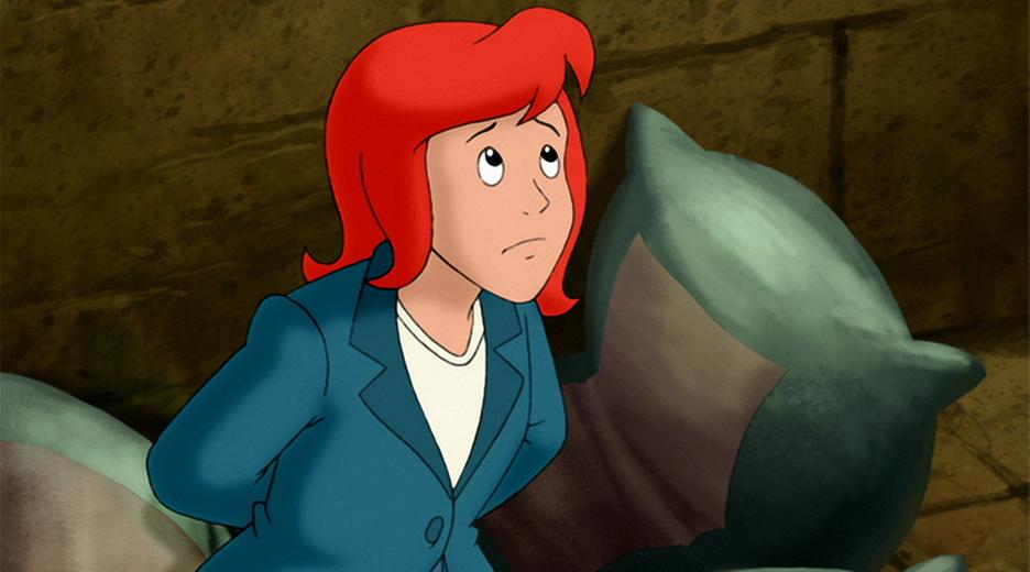 Tina sitzt gefesselt im Unterschlupf der Diebe.