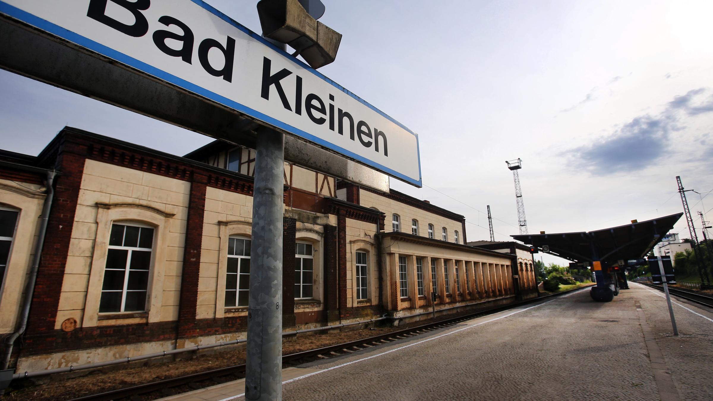 "Tod in Bad Kleinen - Das letzte Gefecht der RAF": Bahnhof Bad Kleinen.
