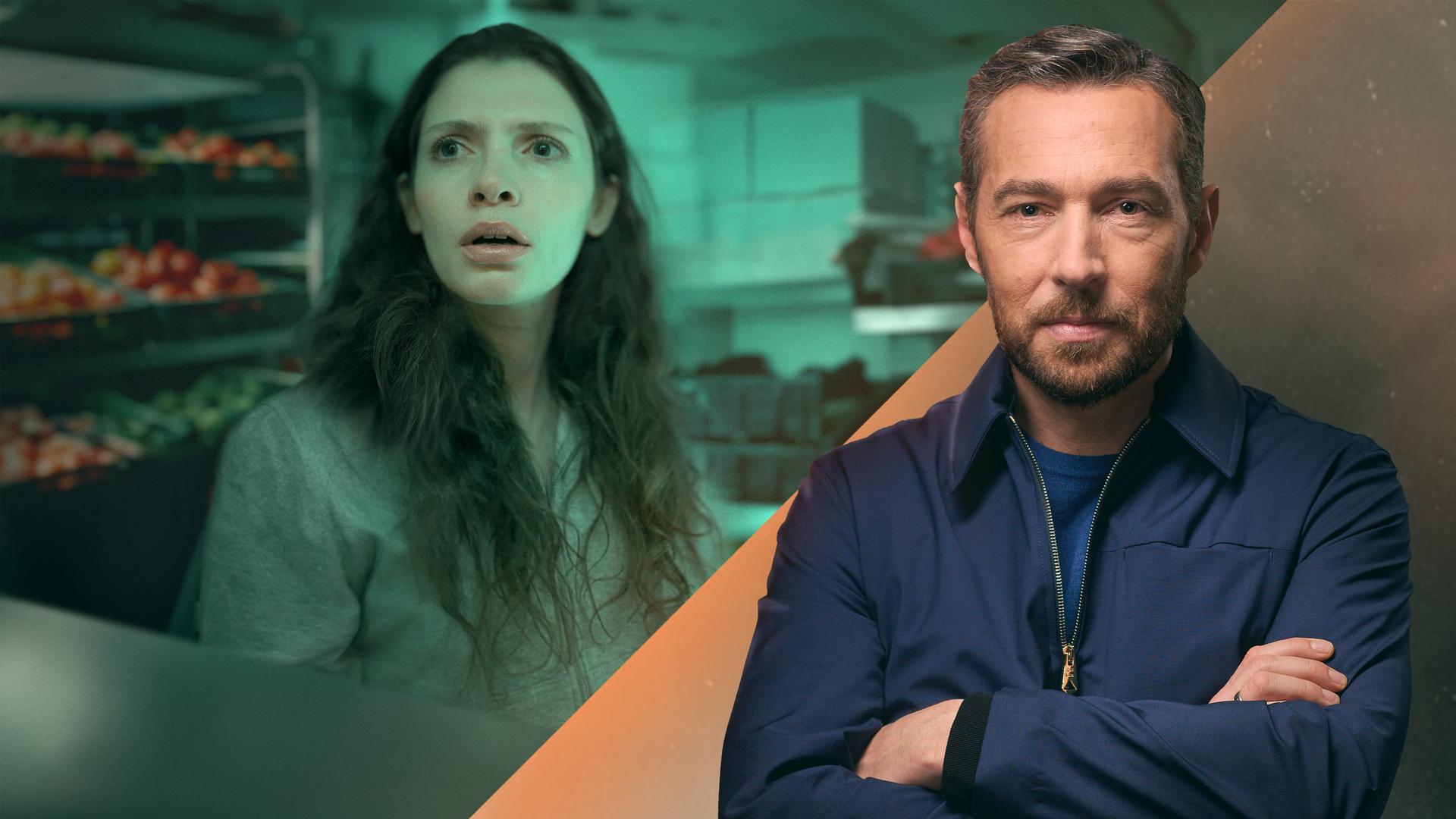 "XY gelöst mit Sven Voss - Staffel 5: Tödliche Nachtschicht": Montage Sven Voss mit einer Szene aus dem Fall