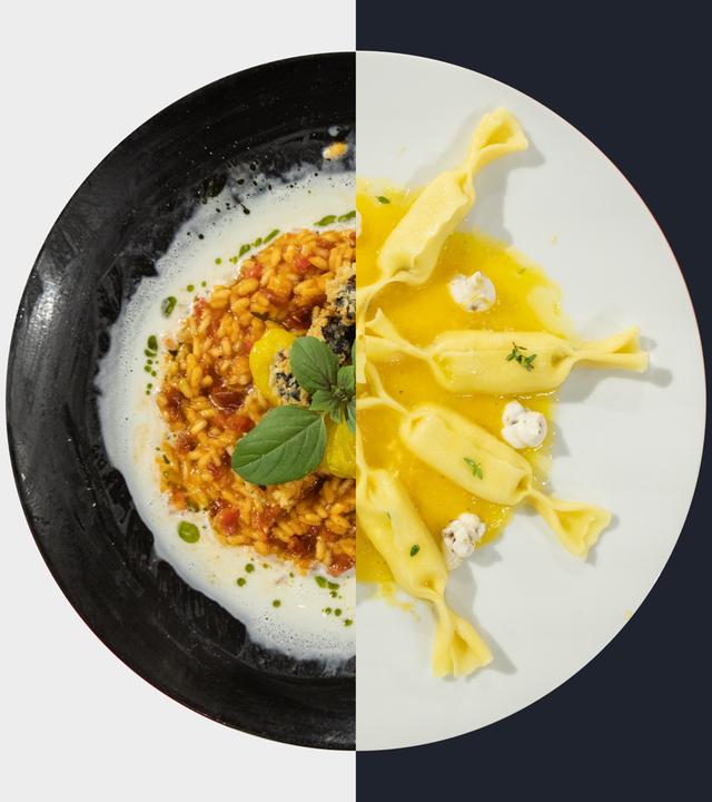 Tomaten-Risotto vs. Caramelle