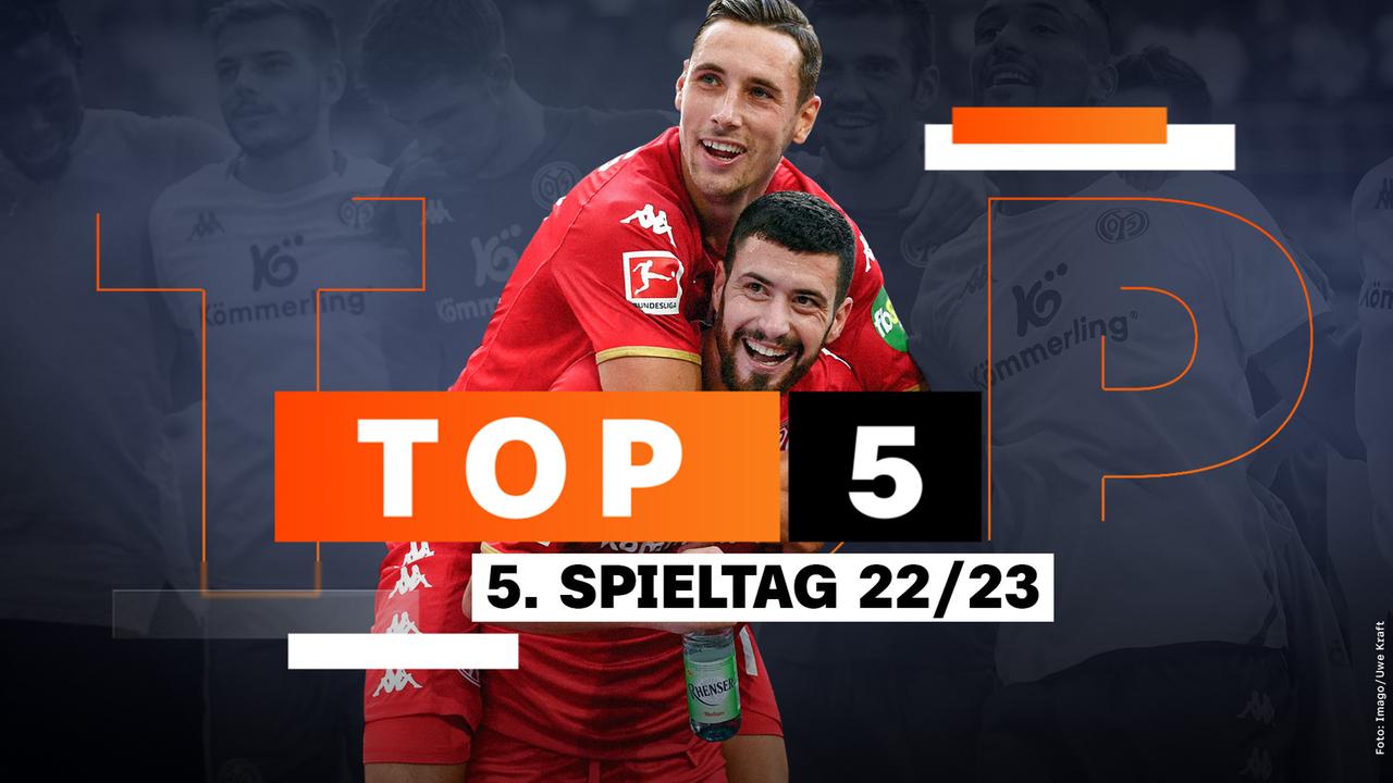 Bundesliga Die Top 5 des 5. Spieltags sportstudio ZDFmediathek