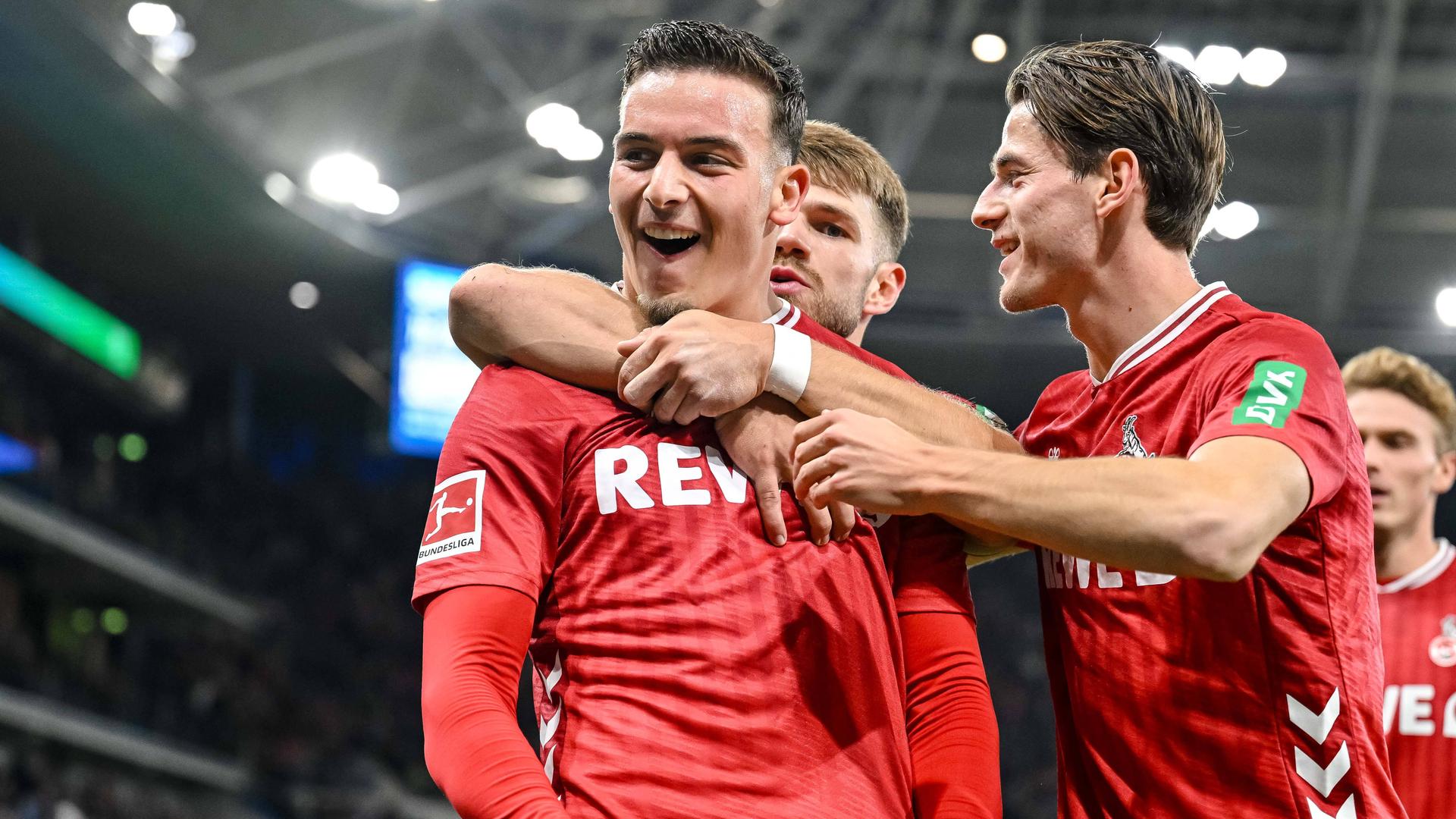 Said El Mala (1. FC Köln) jubelt.