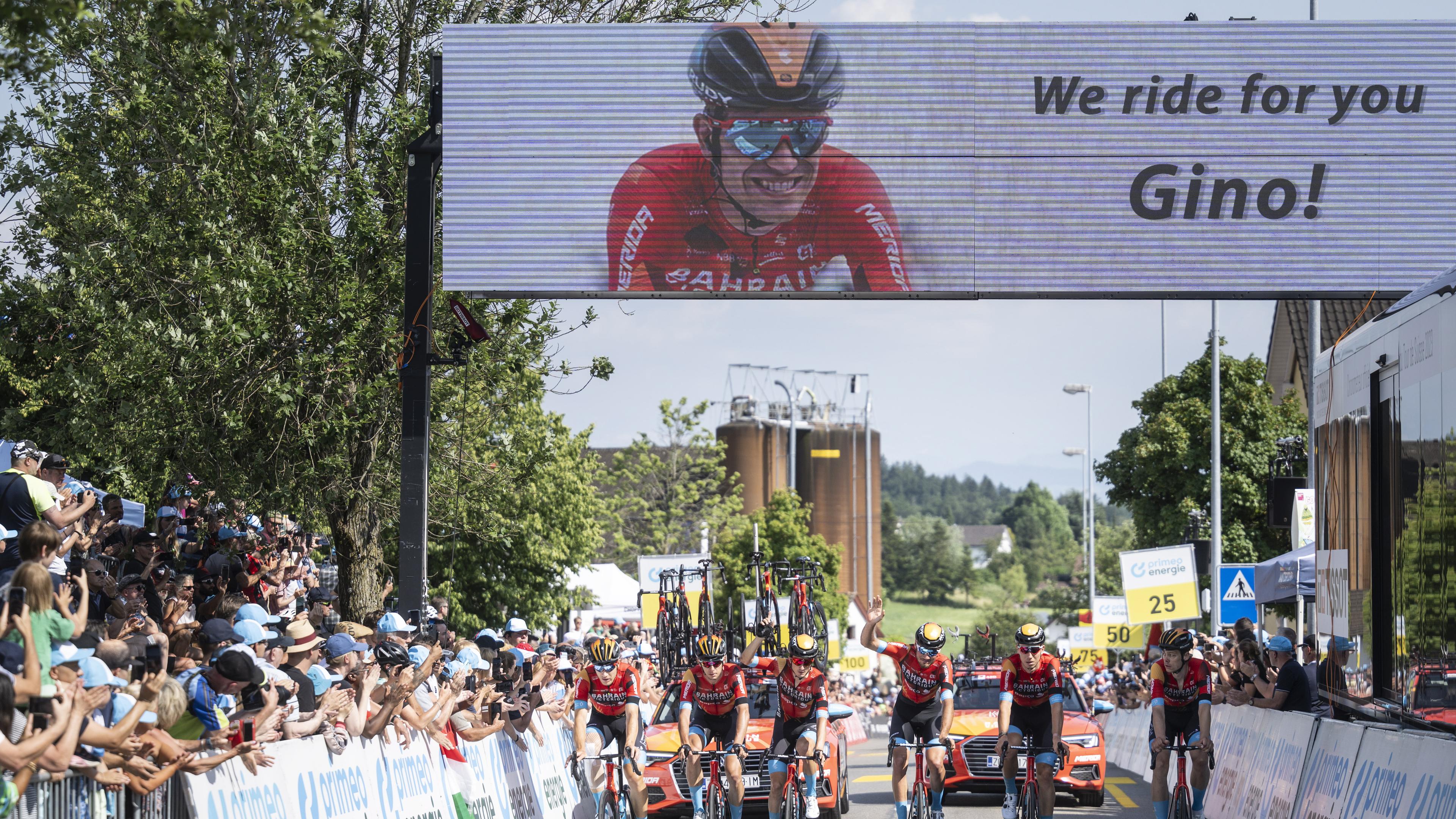 Radsport: Tour de Suisse nach dem Tod von Gino Mäder.