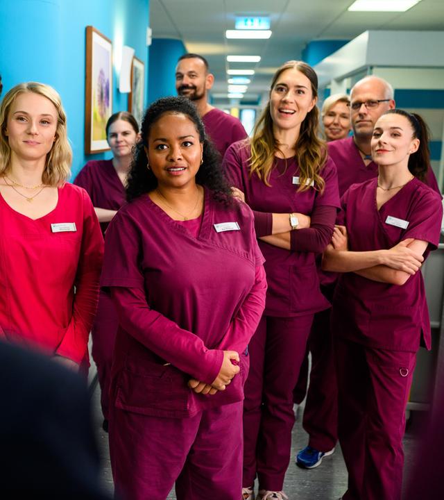 Die Belegschaft auf Station