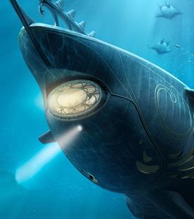 Nemo und seine Crew aus Mitgefangenen fliehen mit Hilfe des U-Boots Nautilus, das sie der skrupellosen Ostindien-Handelsgesellschaft stehlen.