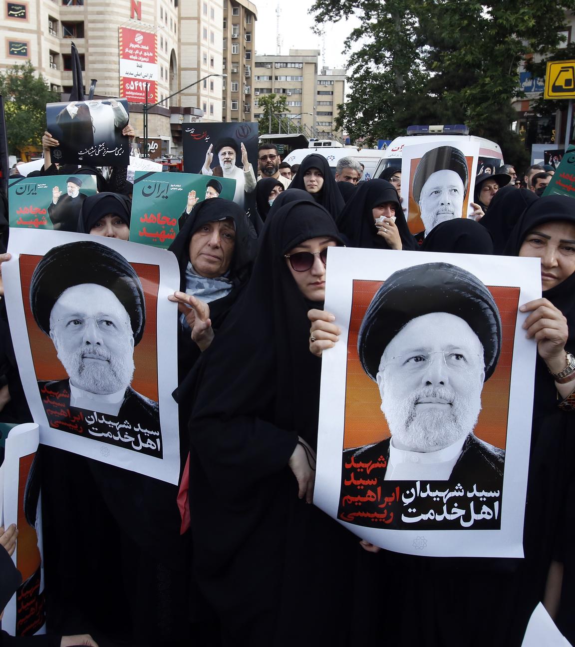 Trauerzug um Präsident Raisi im Iran