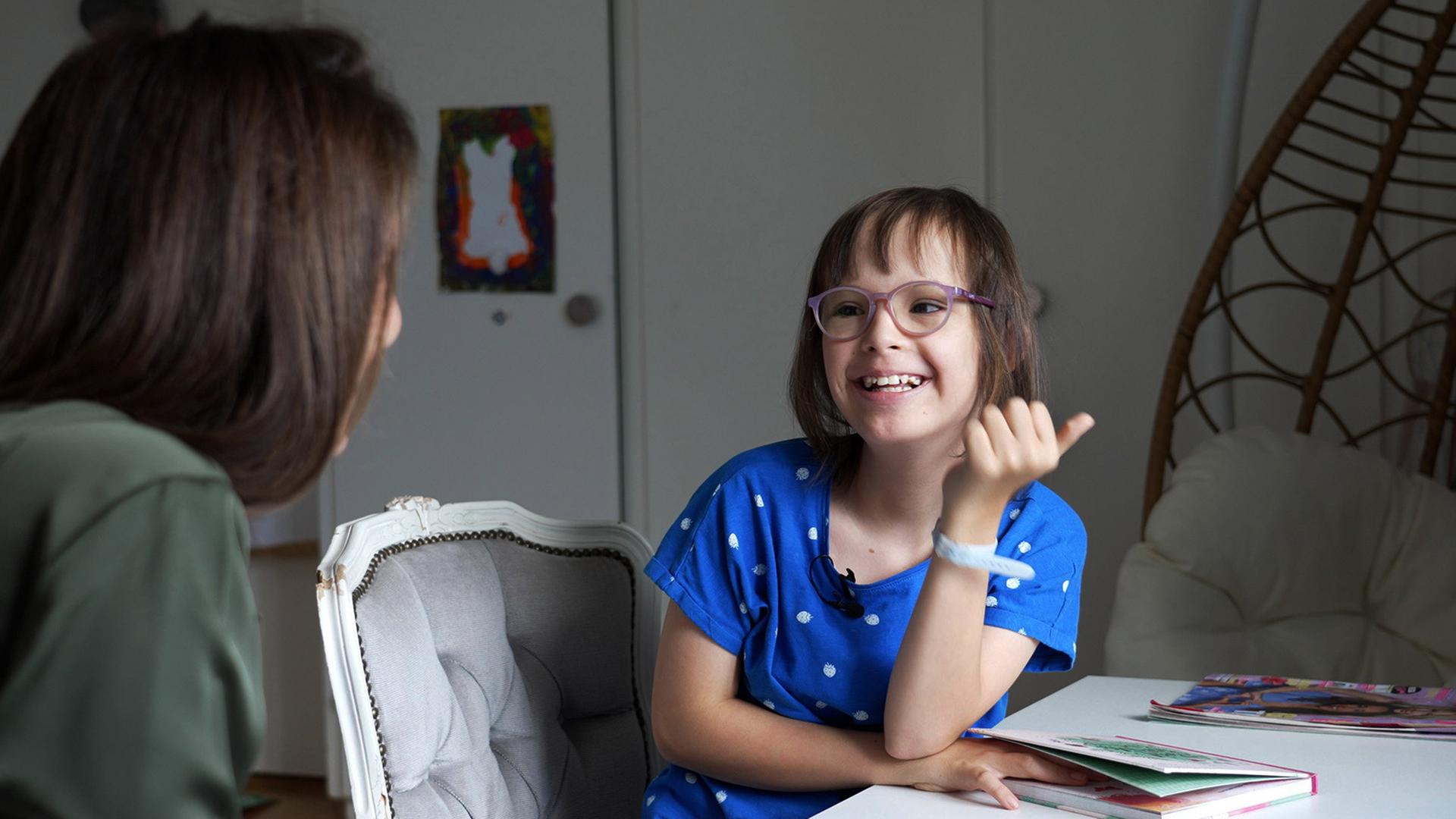 Reporterin Rachel Spirig und ihre Tochter Pamina