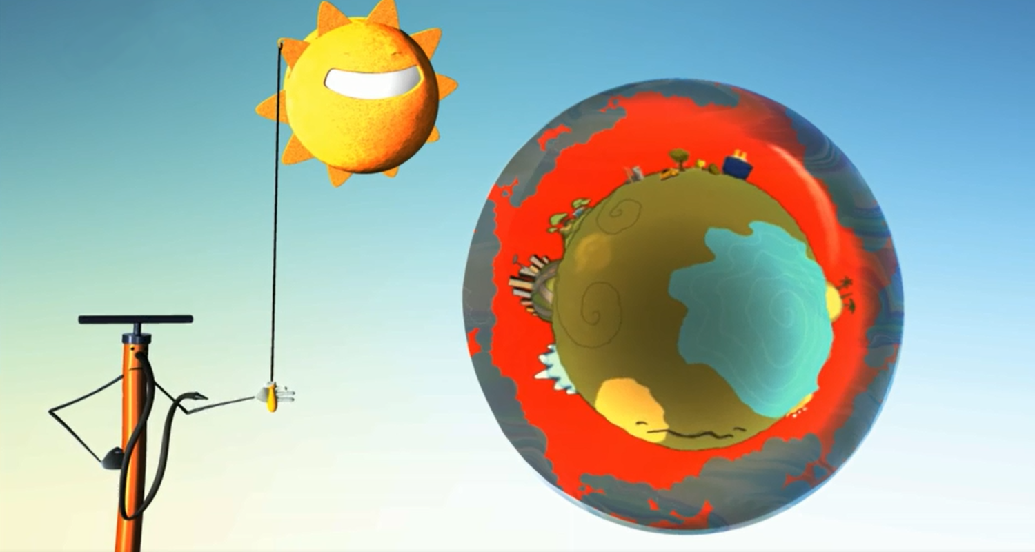 Darstellung: Der Erde wird zu heiß