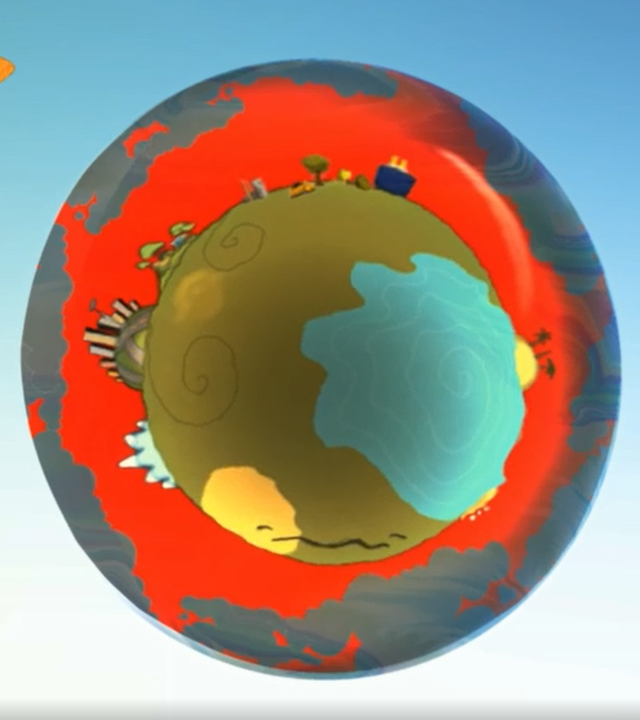 Darstellung: Der Erde wird zu heiß