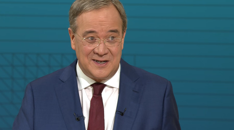 Unions-Kanzlerkandidat Armin Laschet beim zweiten TV-Triell.