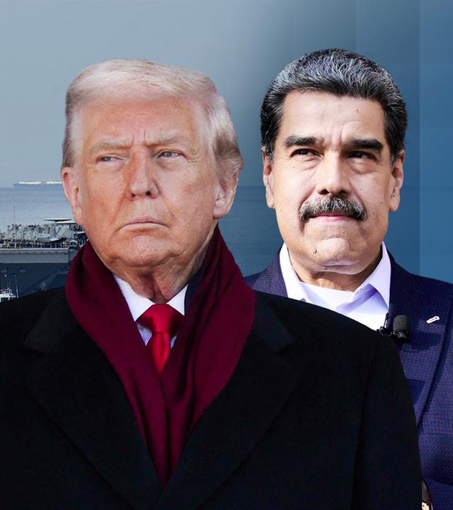 US-Präsident Donald Trump und der venezolanische Präsident Nicolas Maduro