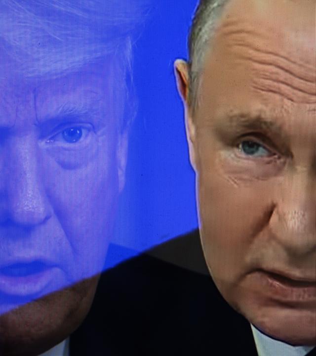 Fotomontage: Trump und Putin