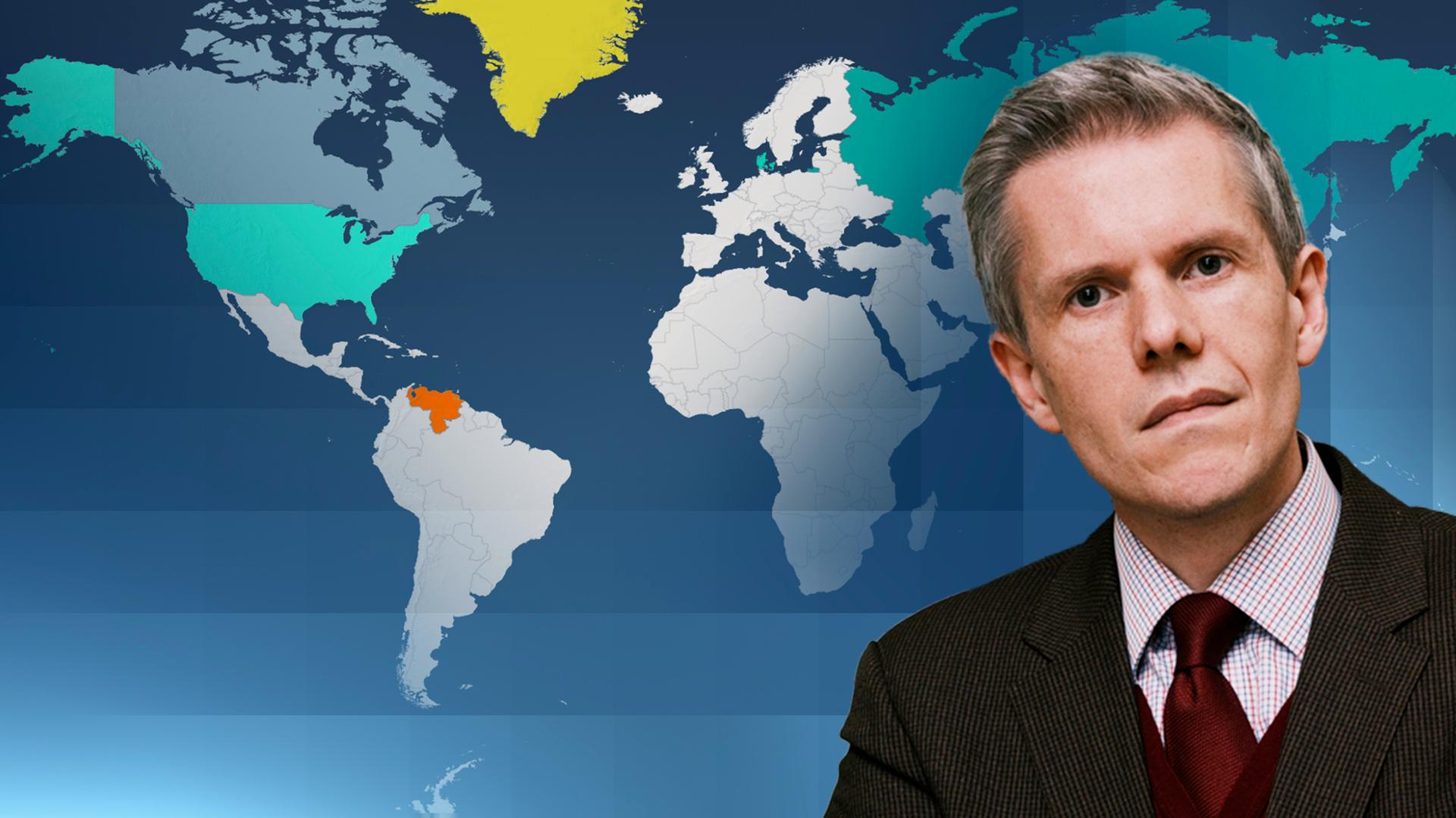 Weltkarte als Grafik - Blanco Version