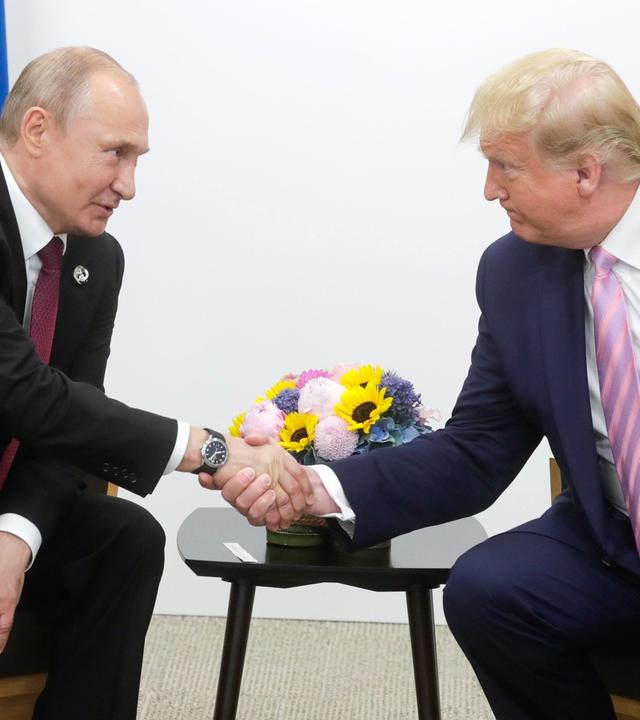 Russlands Präsident Wladimir Putin und US-Präsident Donald Trump.
