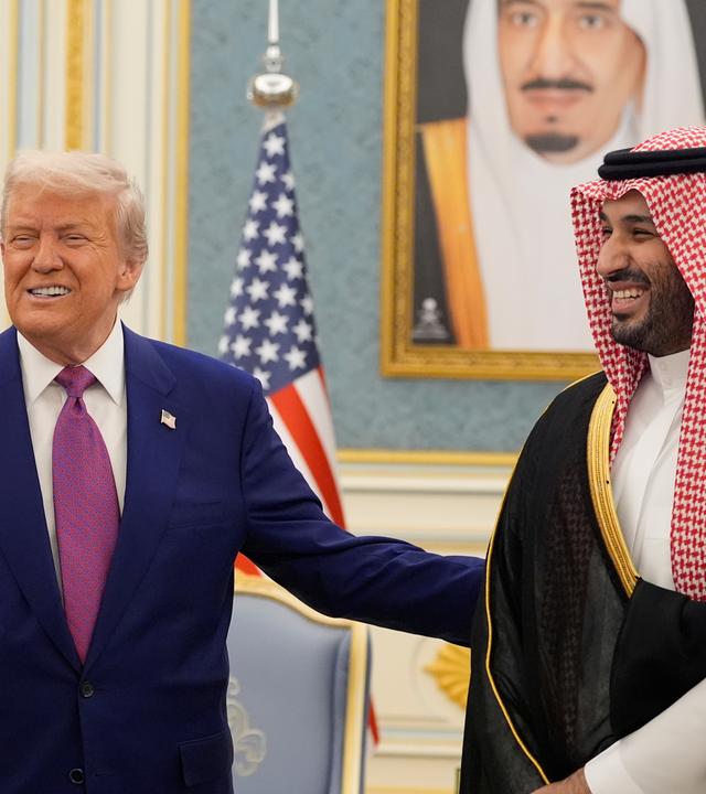 Donald Trump und der saudische Kronprinz Mohammed bin Salman
