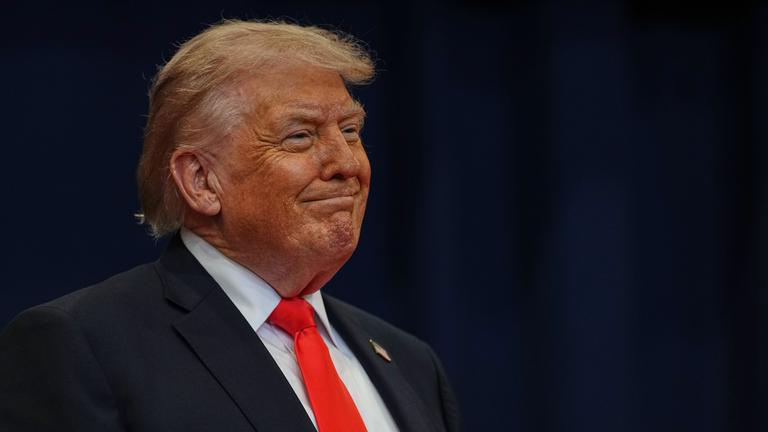 US-Präsident Donald Trump spricht in einer Charter School. 