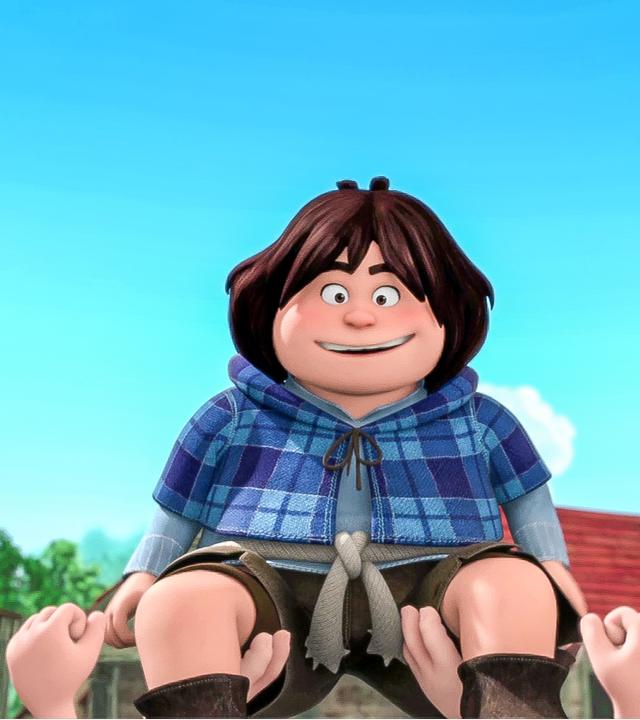 Tuck wird auf Händen getragen. Er sieht glücklich aus.