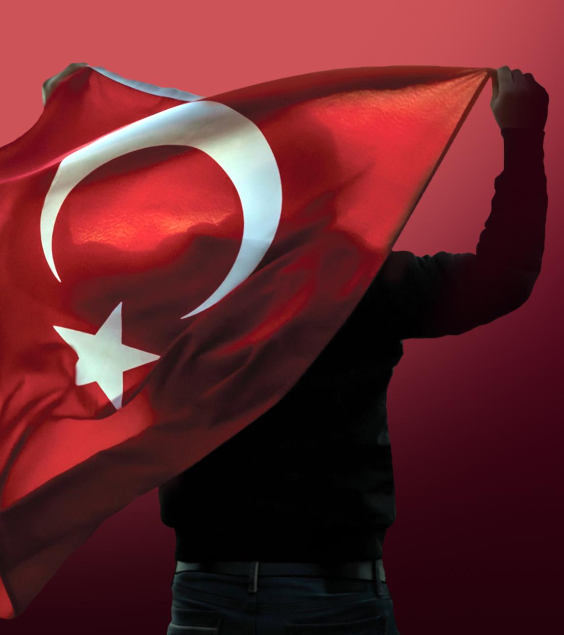Türkei - Flagge - Typical Wahlen in der Türkei