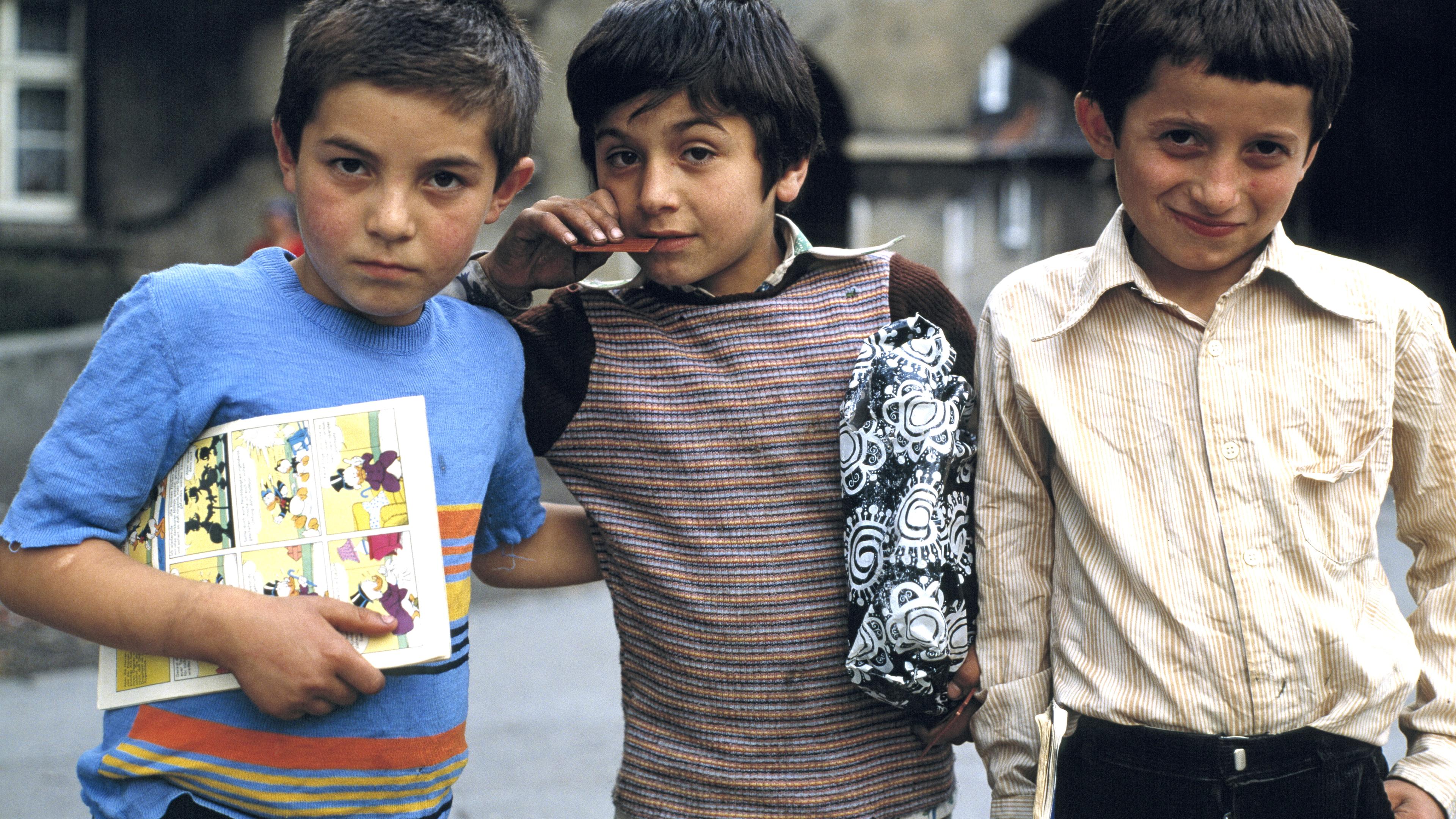 Türkische Gastarbeiter-Kinder in den 1970er Jahren