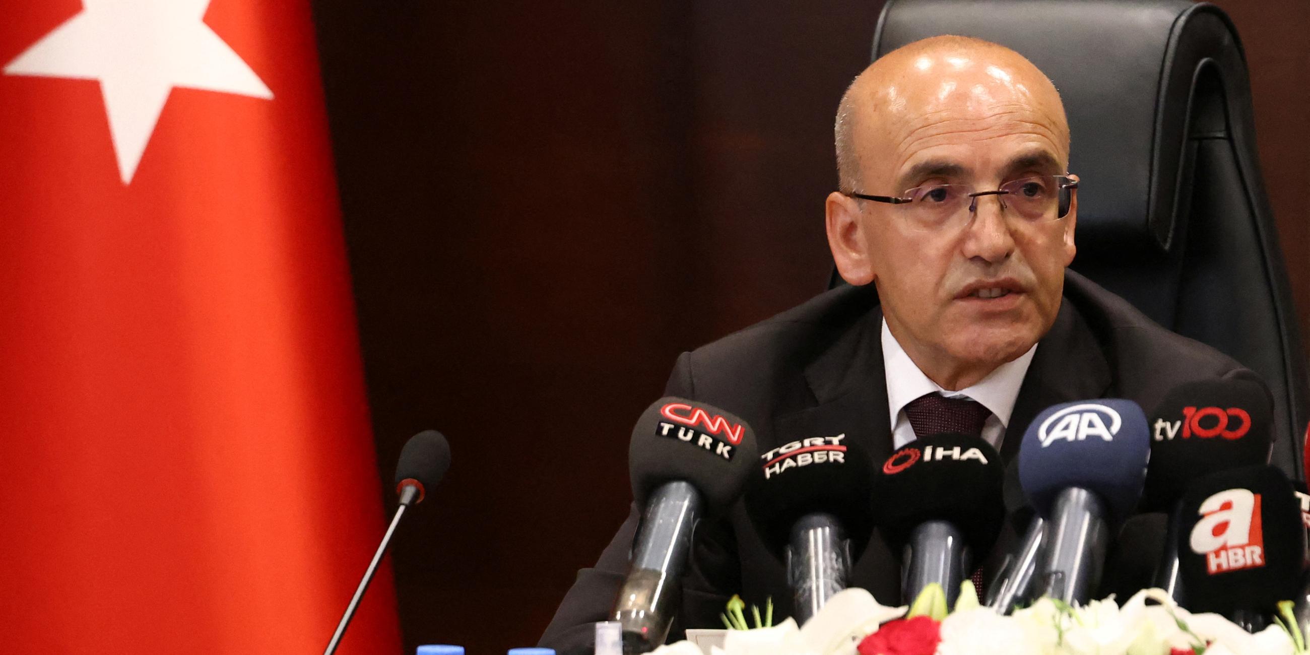 Türkischer Finanzminister Mehmet Simsek