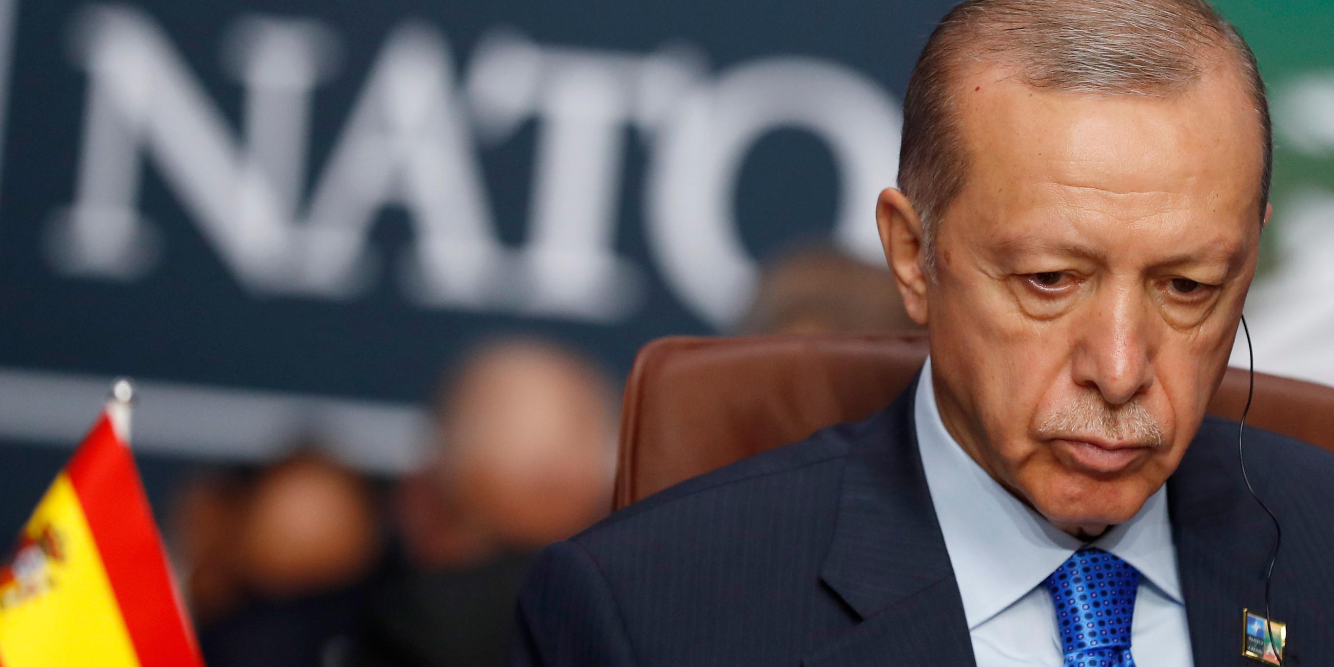 Türkischer Präsident Recep Tayyip Erdogan