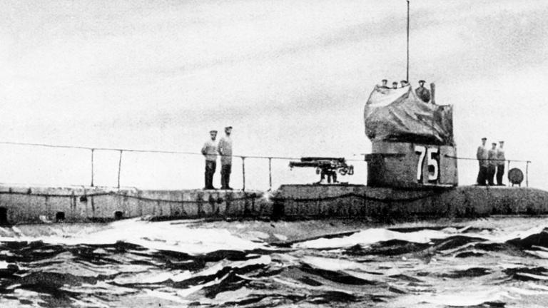 U-Boot-Krieg in der Nordsee: britisches unterseeboot im ersten weltkrieg