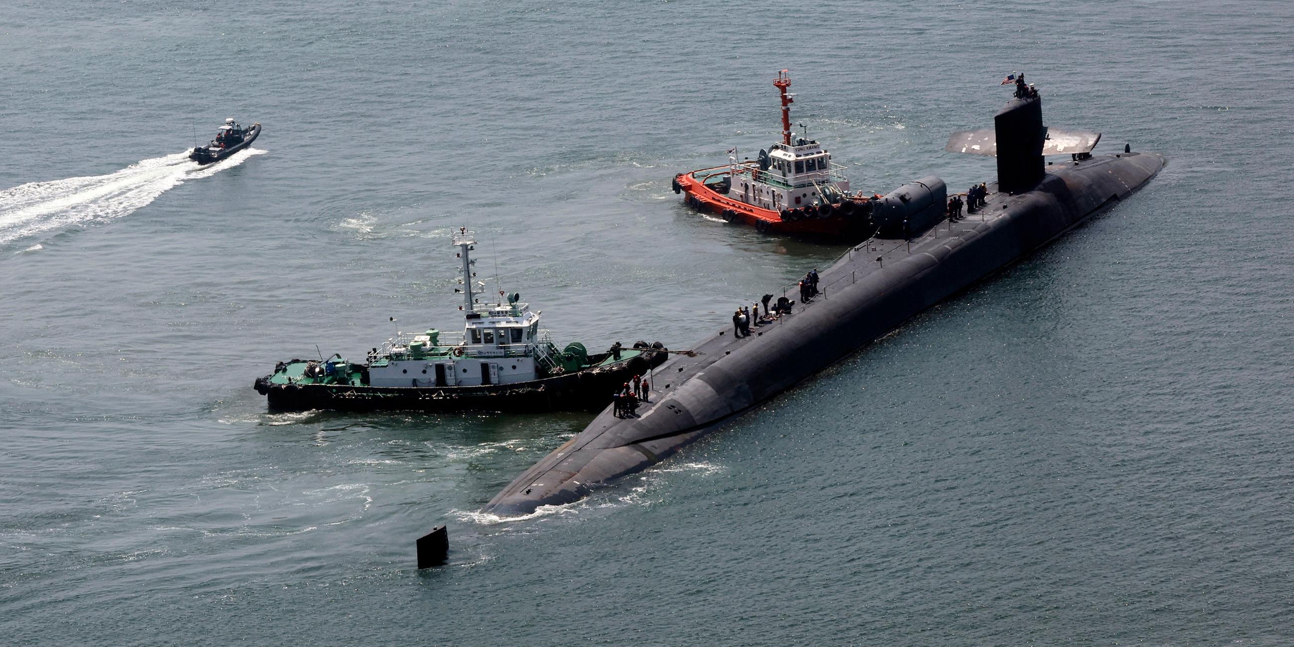 Bereits im Juni war ein Atom-U-Boot aus den USA zu Übungen in Südkorea.