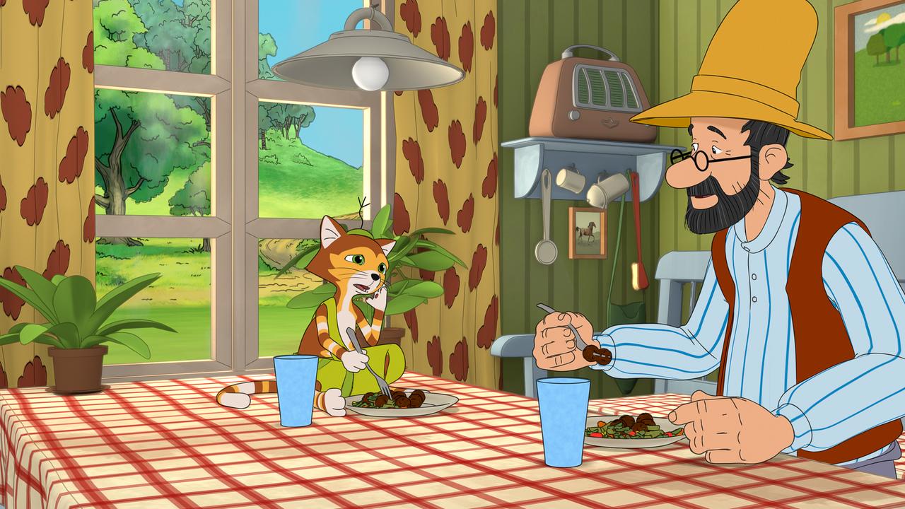 финдус. петсон и финдус. мультик про петсона и финдуса. петсон и финдус фильм. включи финдус и пес.