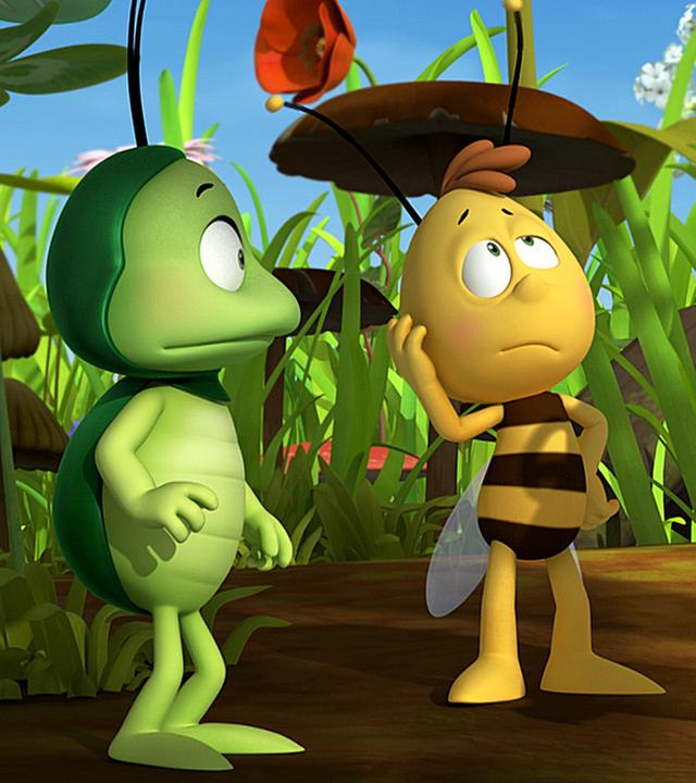 Ben und Puck stehen neben Willi (mitte), der kräftig am Überlegen ist.