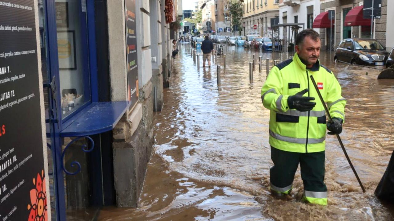 Unwetter in Norditalien: Mailand überschwemmt