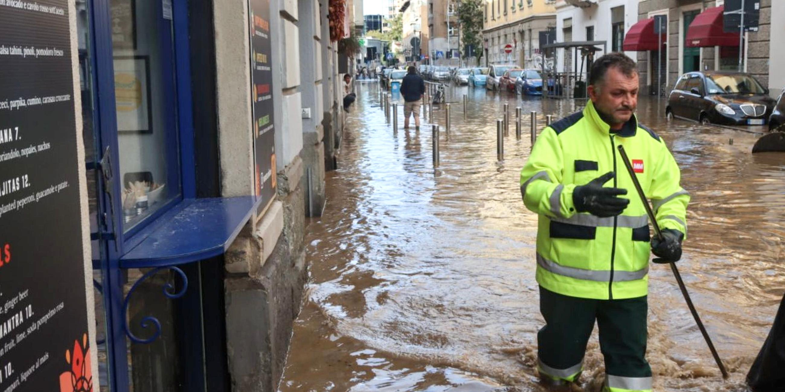 Überschwemmung in Mailand